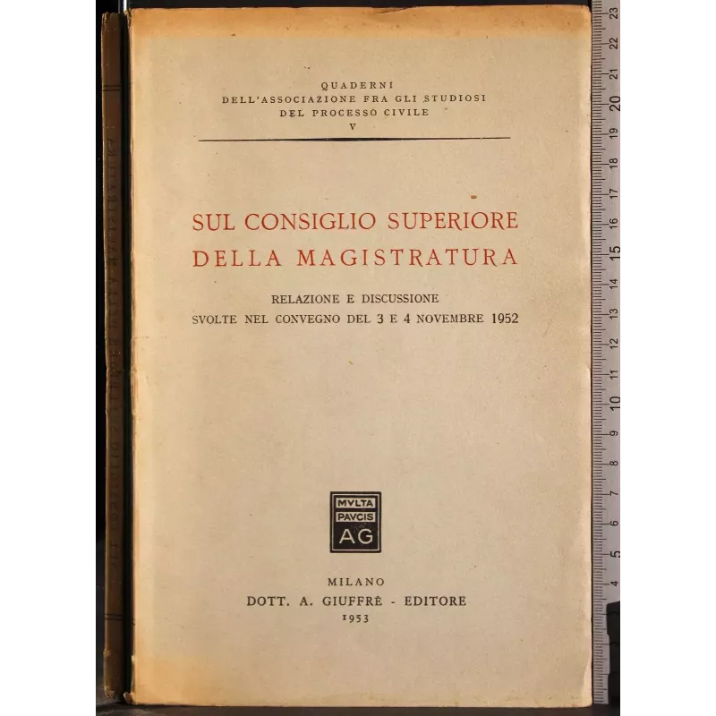Sul consiglio superiore della magistratura