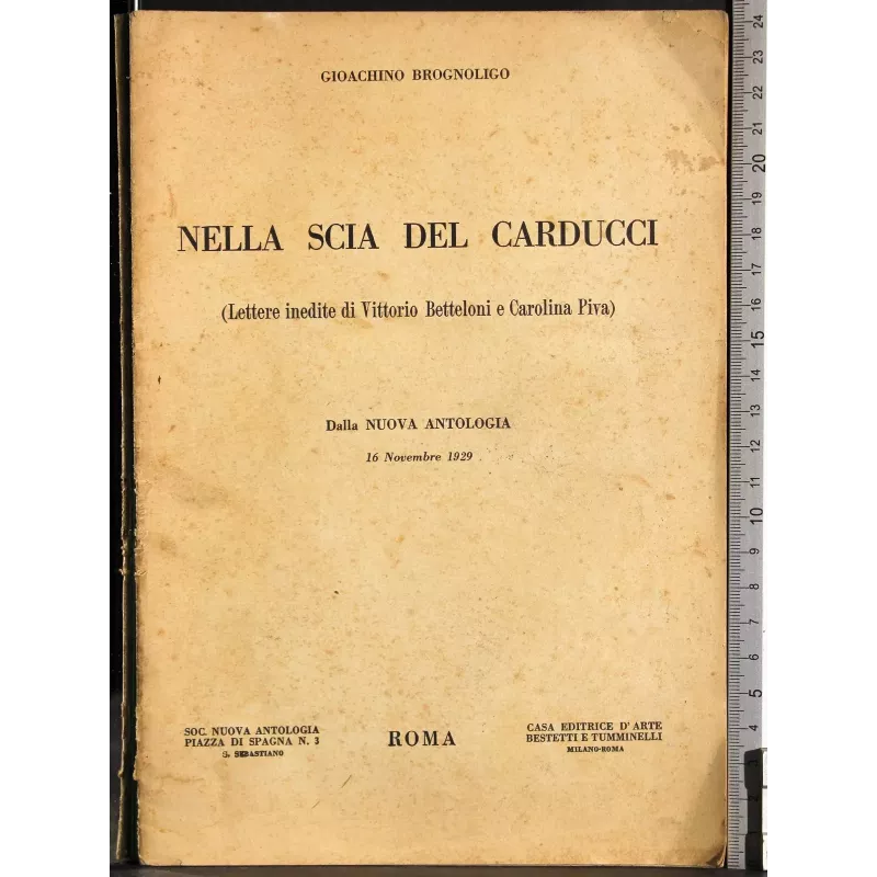 Nella scia del carducci