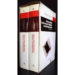 Storia letteratura Italiana contemporanea 1940-1996. 2 Vol