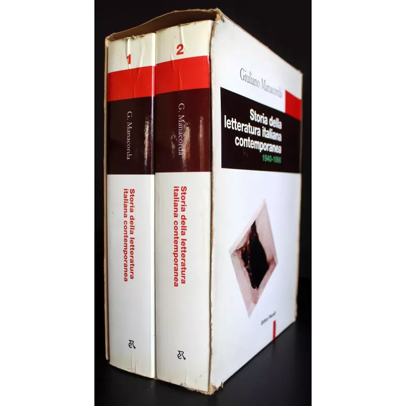 Storia letteratura Italiana contemporanea 1940-1996. 2 Vol