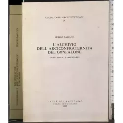 L'archivio dell'arciconfraternita del gonfalone