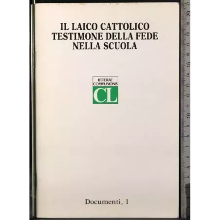 Il laico cattolico testimone della fede nella scuola