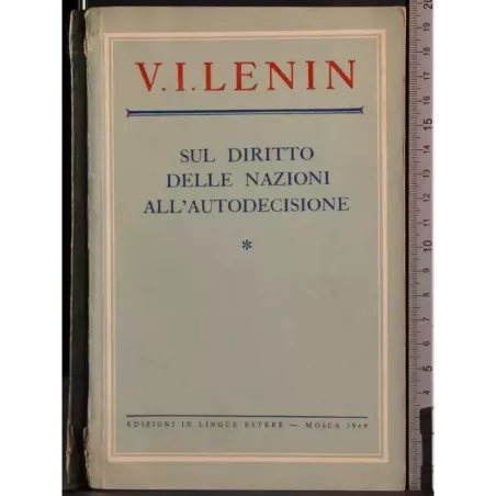 Sul diritto delle nazioni all'autodecisione