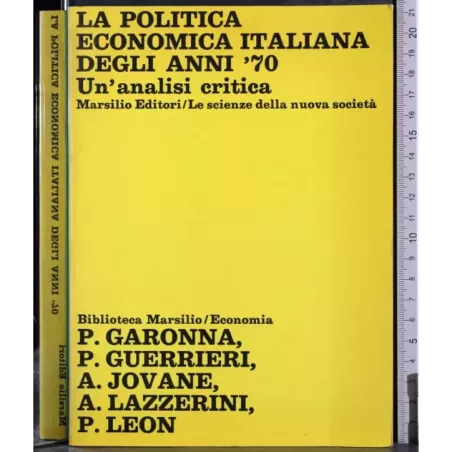 La politica economica italiana degli anni 70