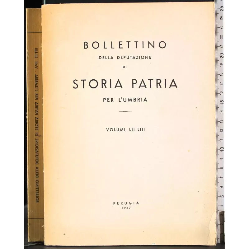 Bollettino della deputazione di storia patria Vol LII-LIII