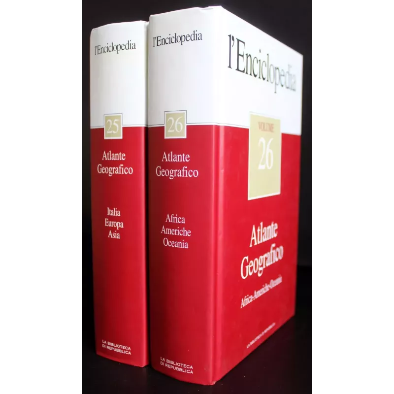L'Enciclopedia Vol 25-26 Atlante Geografico