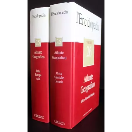 L'Enciclopedia Vol 25-26 Atlante Geografico