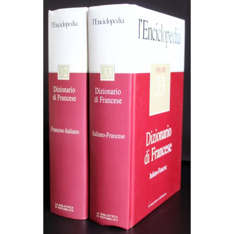 L'Enciclopedia Vol 32-33 Dizionario Francese