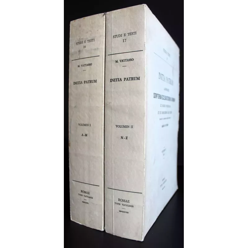 Initia patrum scriptorum ecclesiasticorum latinorum. I-II