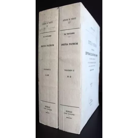 Initia patrum scriptorum ecclesiasticorum latinorum. I-II