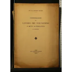CONSIDERAZIONI SUL LAVORO DEI VOLTAFIENO A MOTO ALTERNATIVO