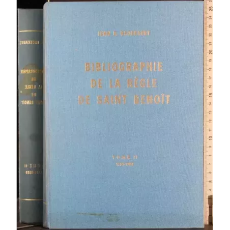 Bibliographie de la regle de saint benoit Tome II