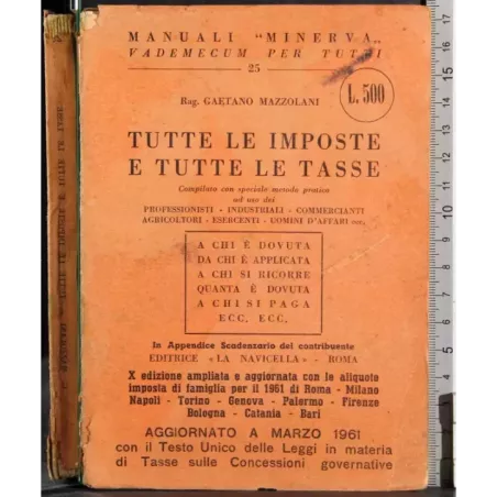 Tutte le imposte e tutte le tasse