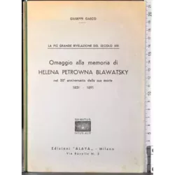 Omaggio alla memoria di Helena Petrowna Blawatsky