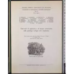 Vent'anni di esperienza e terapia conservativa patologia ..