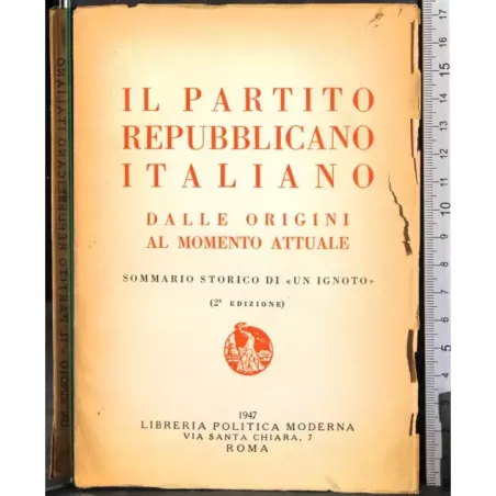 Il partito repubblicano italiano