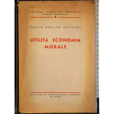 Utilità economia morale