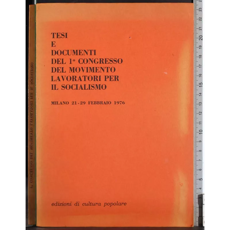 1 Congresso Movimento lavoratori per socialismo