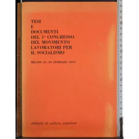 1 Congresso Movimento lavoratori per socialismo