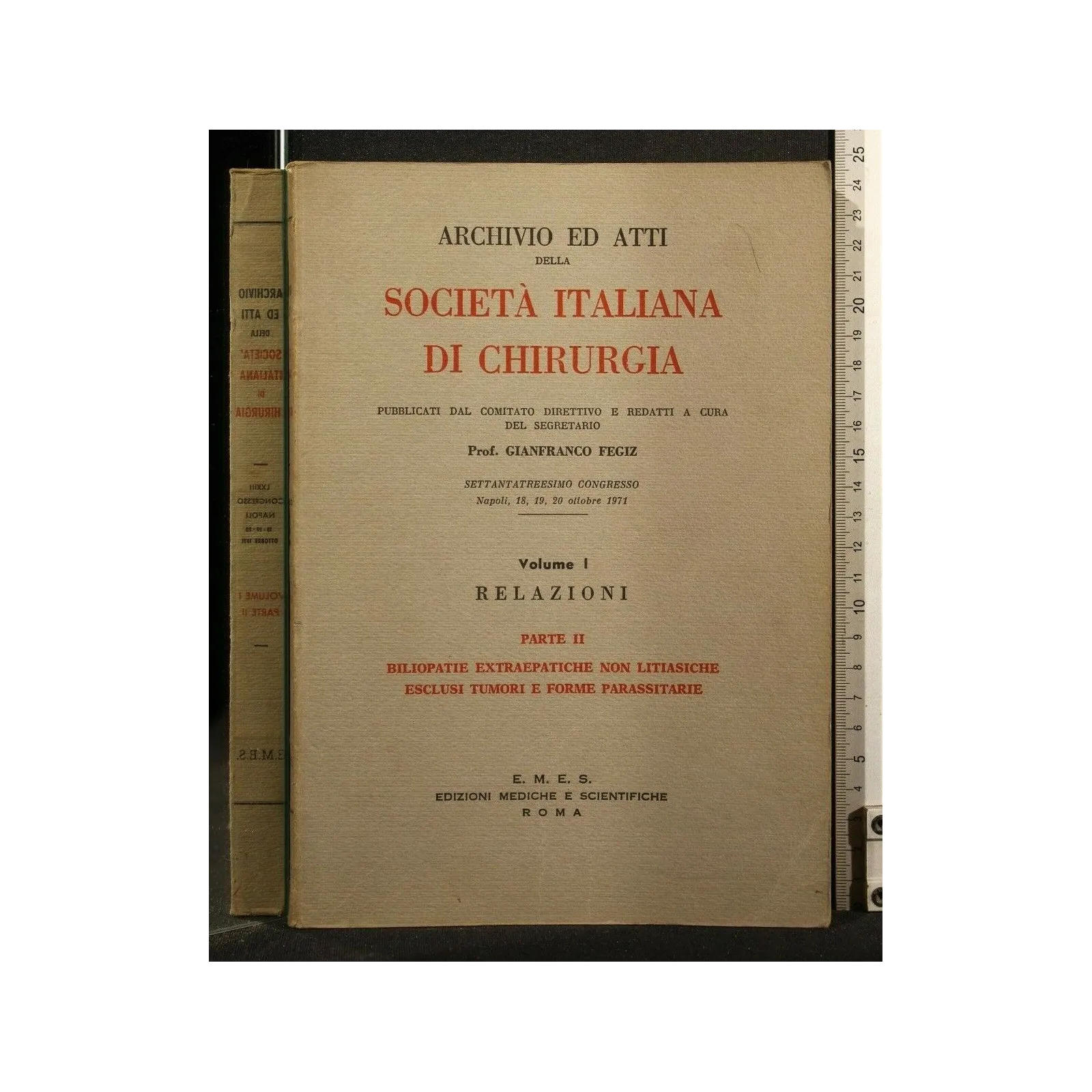 ARCHIVIO ED ATTI DELLA SOCIETA' ITALIANA DI CHIRURGIA 73°