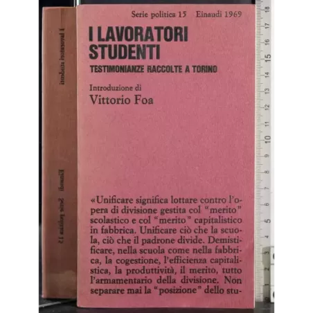 I lavoratori studenti