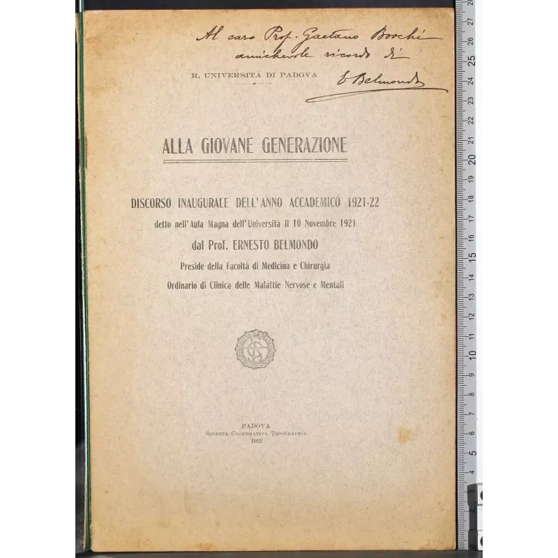 Alla giovane generazione