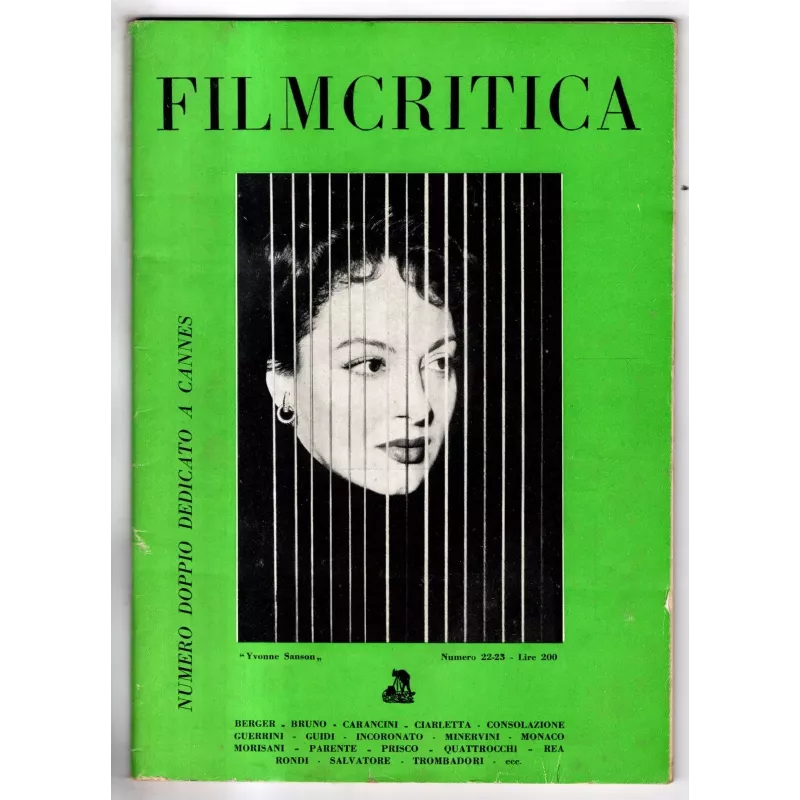 FILMCRITICA - N 22-23 - 1953