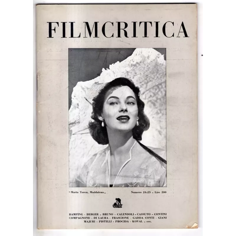 FILMCRITICA - N 24-25 - 1953