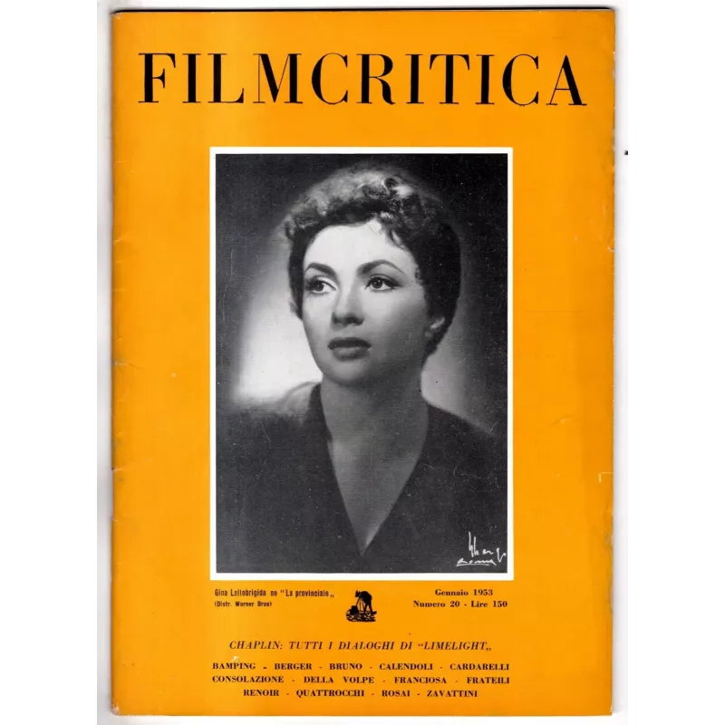 FILMCRITICA - N 20 - 1953