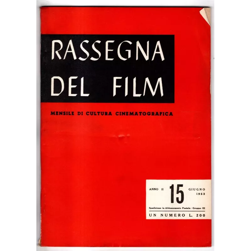 RASSEGNA DEL FILM - N 15 - 1953