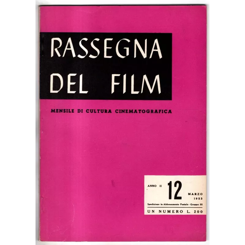 RASSEGNA DEL FILM - N 12 - 1953