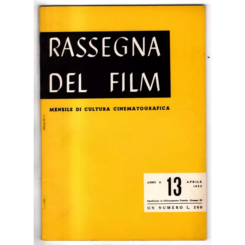 RASSEGNA DEL FILM - N 13 - 1953