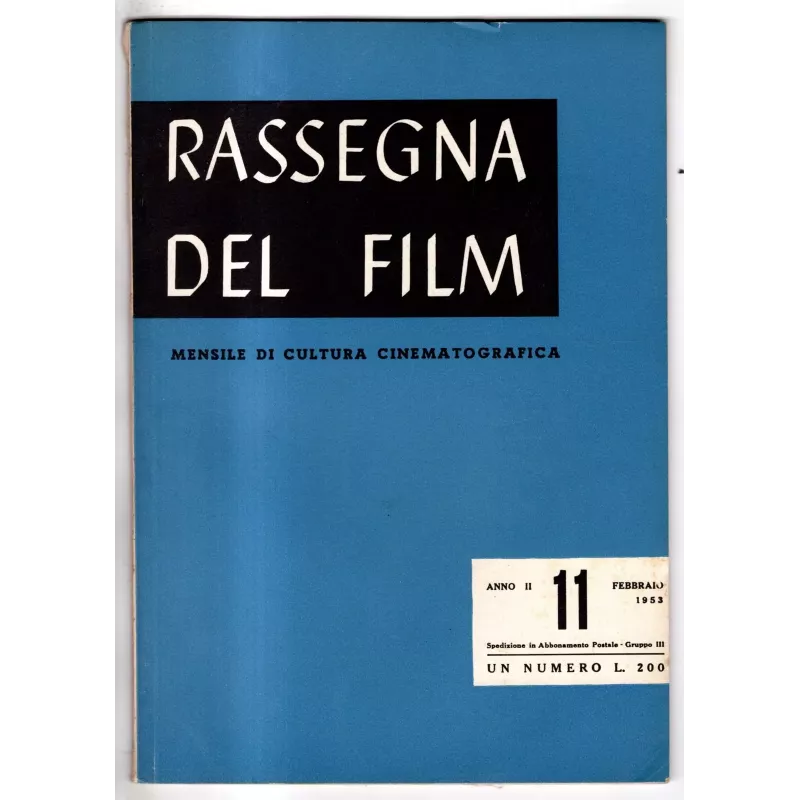 RASSEGNA DEL FILM - N 11 - 1953