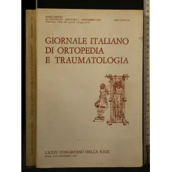 GIORNALE ITALIANO DI ORTOPEDIA E TRAUMATOLOGIA LXXIV CONGRESSO