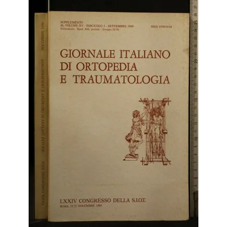 GIORNALE ITALIANO DI ORTOPEDIA E TRAUMATOLOGIA LXXIV CONGRESSO