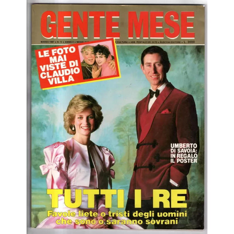 GENTE MESE - N 15 - 1987 - TUTTI I RE