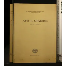 ATTI E MEMORIE VOL 58