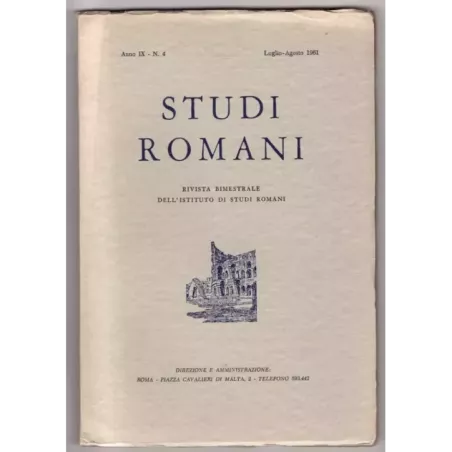 STUDI ROMANI - N 4 - 1961