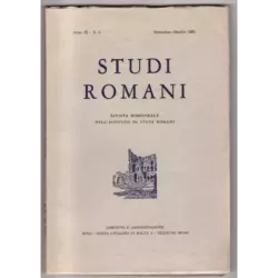 STUDI ROMANI - N 5 - 1961