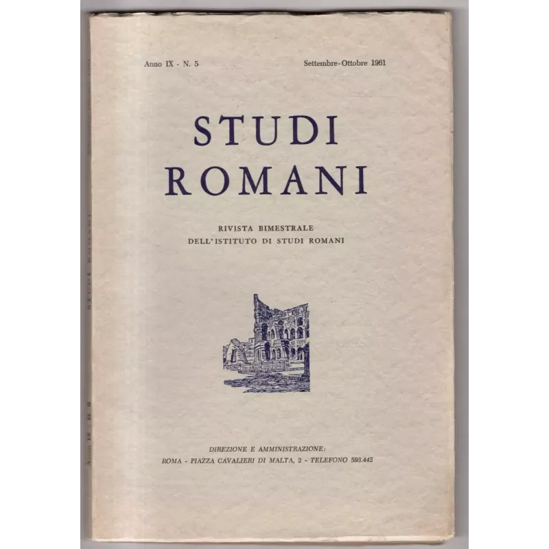 STUDI ROMANI - N 5 - 1961