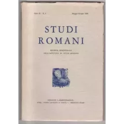 STUDI ROMANI - N 3 - 1963
