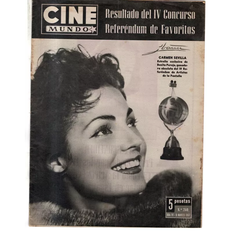 CINE MUNDO - N 260 - 1957
