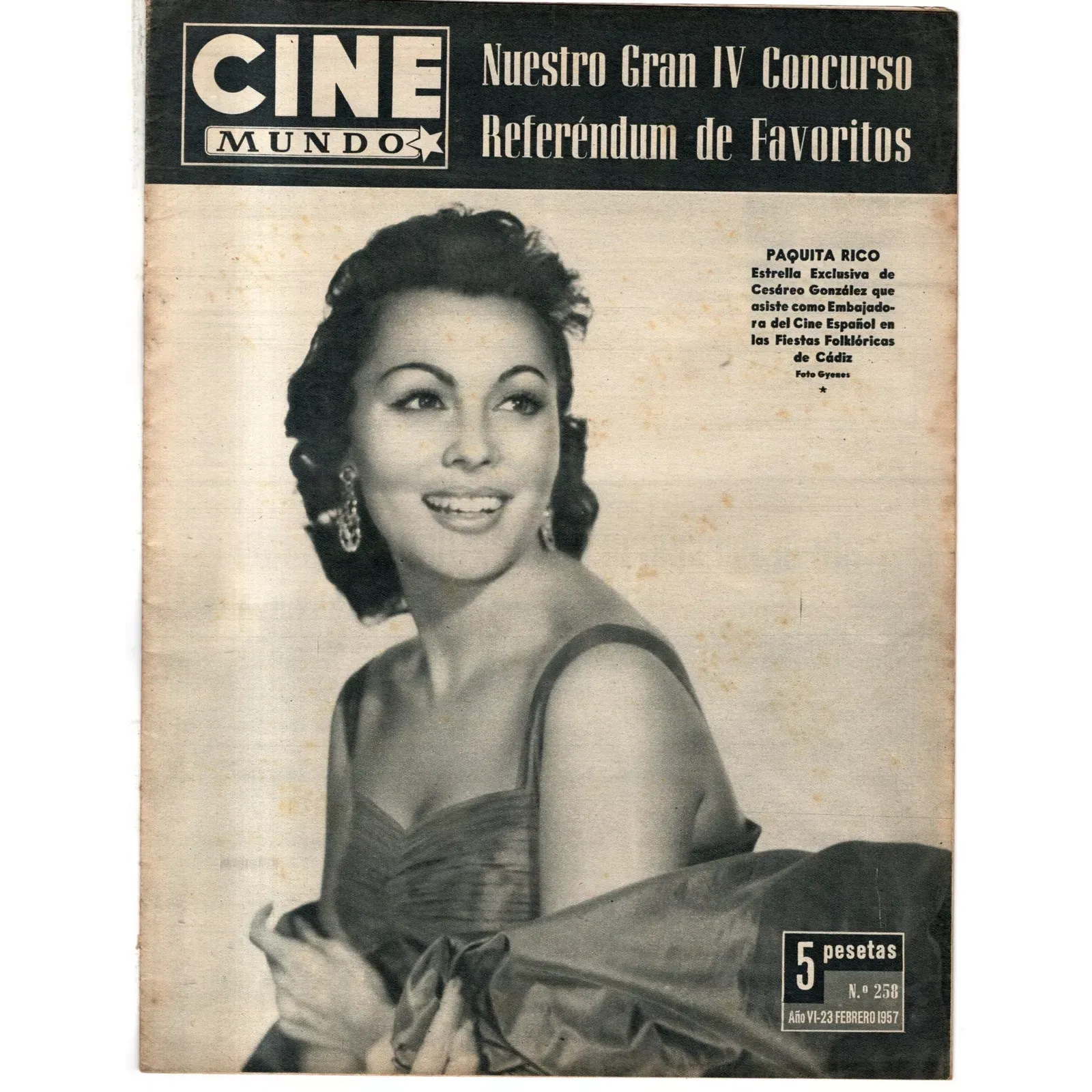 CINE MUNDO - N 258 - 1957