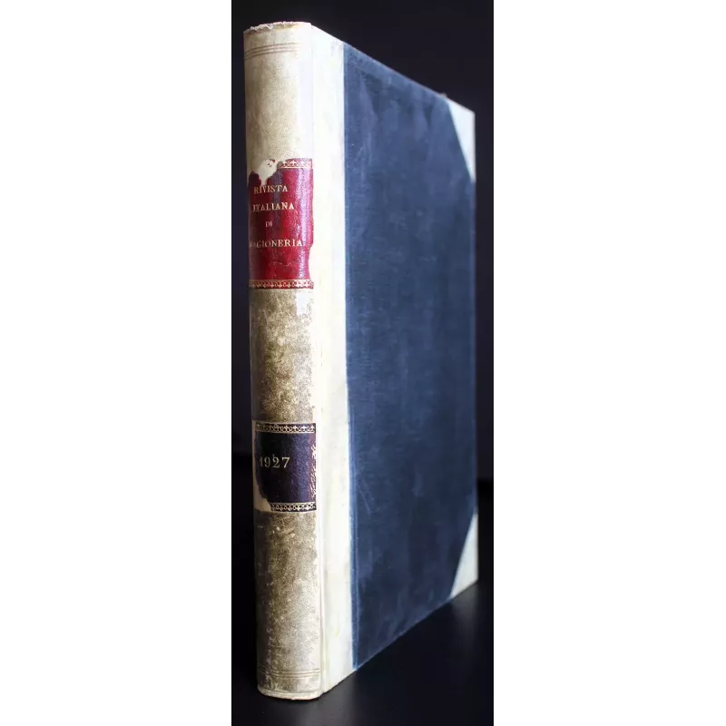 RACCOLTA RIVISTA ITALIANA DI RAGIONERIA - GENNAIO/DICEMBRE - 1927