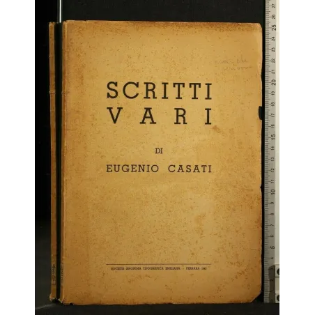SCRITTI VARI