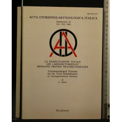ACTA OTORHINOLARYNGOLOGICA ITALICA VOL 8, 1988 SUPPLEMENTO 20 LA