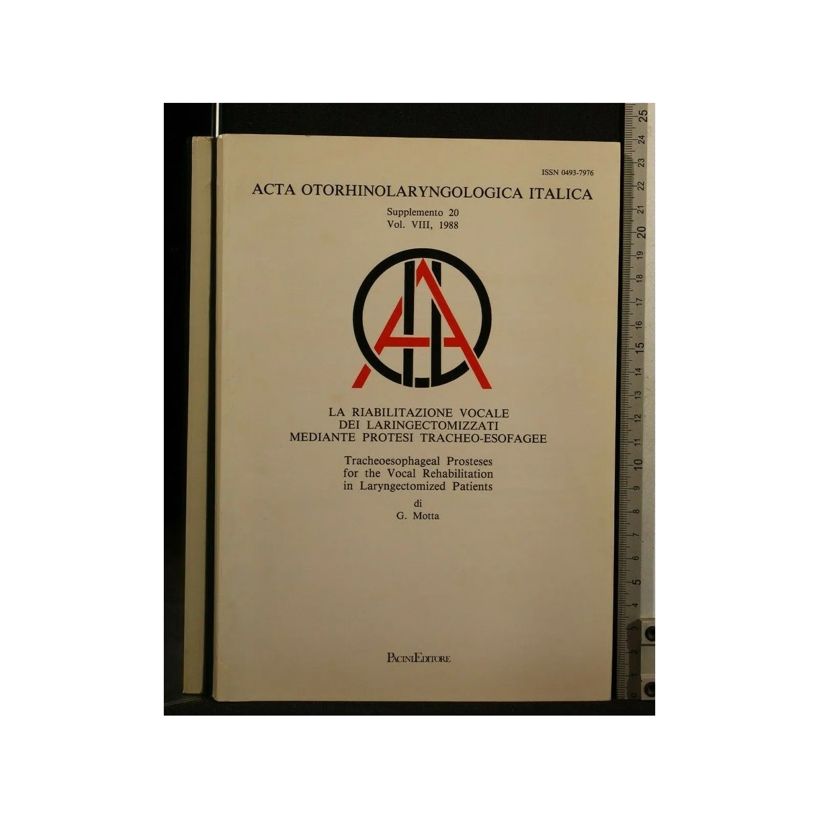 ACTA OTORHINOLARYNGOLOGICA ITALICA VOL 8, 1988 SUPPLEMENTO 20 LA