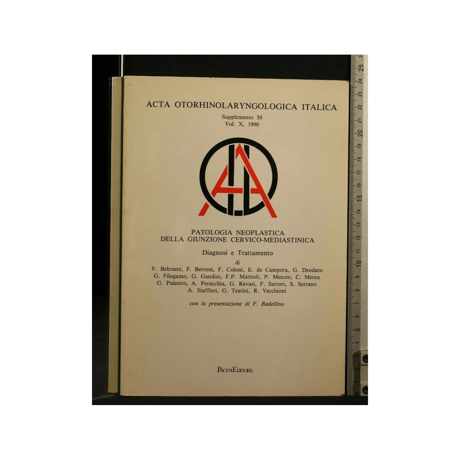 ACTA OTORHINOLARYNGOLOGICA ITALICA VOL 10, 1990 SUPPLEMENTO 30