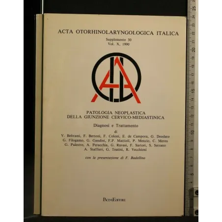 ACTA OTORHINOLARYNGOLOGICA ITALICA VOL 10, 1990 SUPPLEMENTO 30