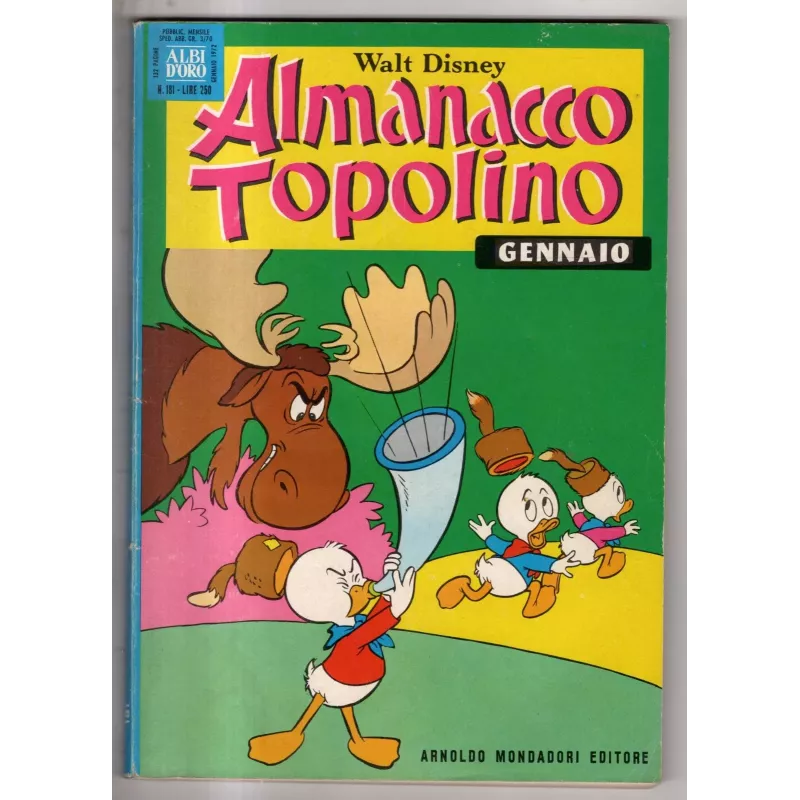 ALMANACCO TOPOLINO - N 181 - 1972